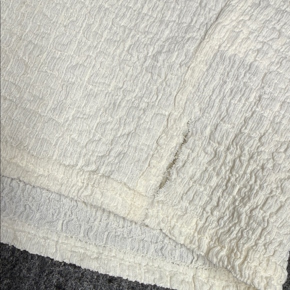 Madewell Cream Textured Blouse - Picture 5 of 6